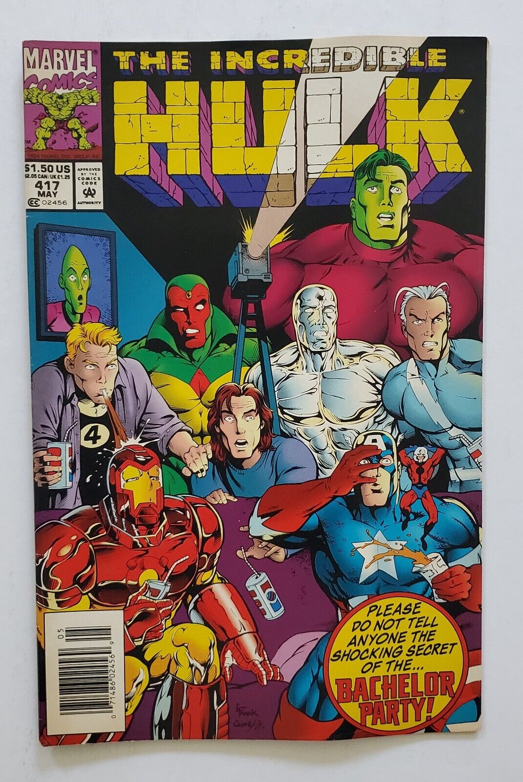 The Incredible Hulk #417 (Marvel Comics May 1994) Marvel Masterpieces Card's