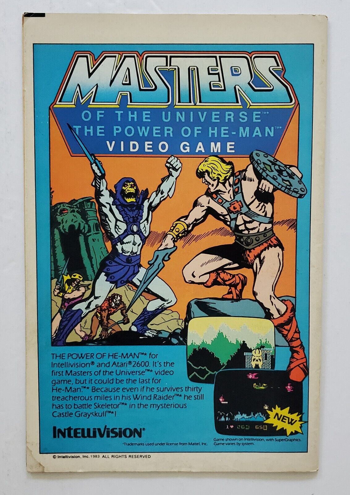 Super Powers (DC, 1984 series) #3 $0.75 W.W. & MASTERS OF THE UNIVERSE ON BACK.