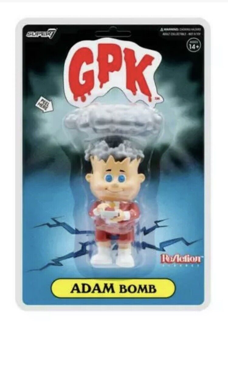 Super7 ReAction GPK ADAM BOMB (Red)(SDCC2021 Exclusive) 3.75" Action Figure