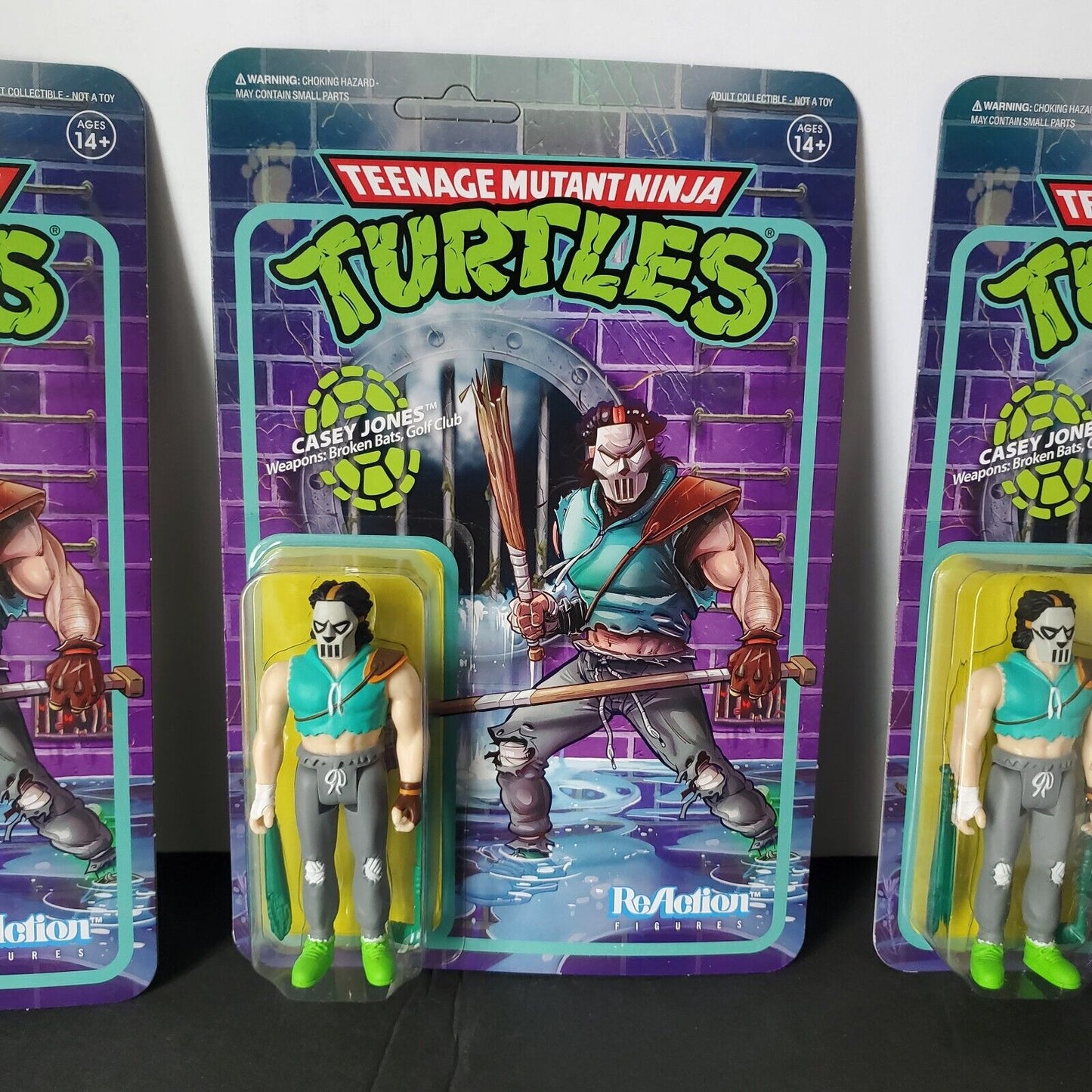 Super 7 Teenage Mutant Ninja Turtles: Casey Jones Reaction Figure