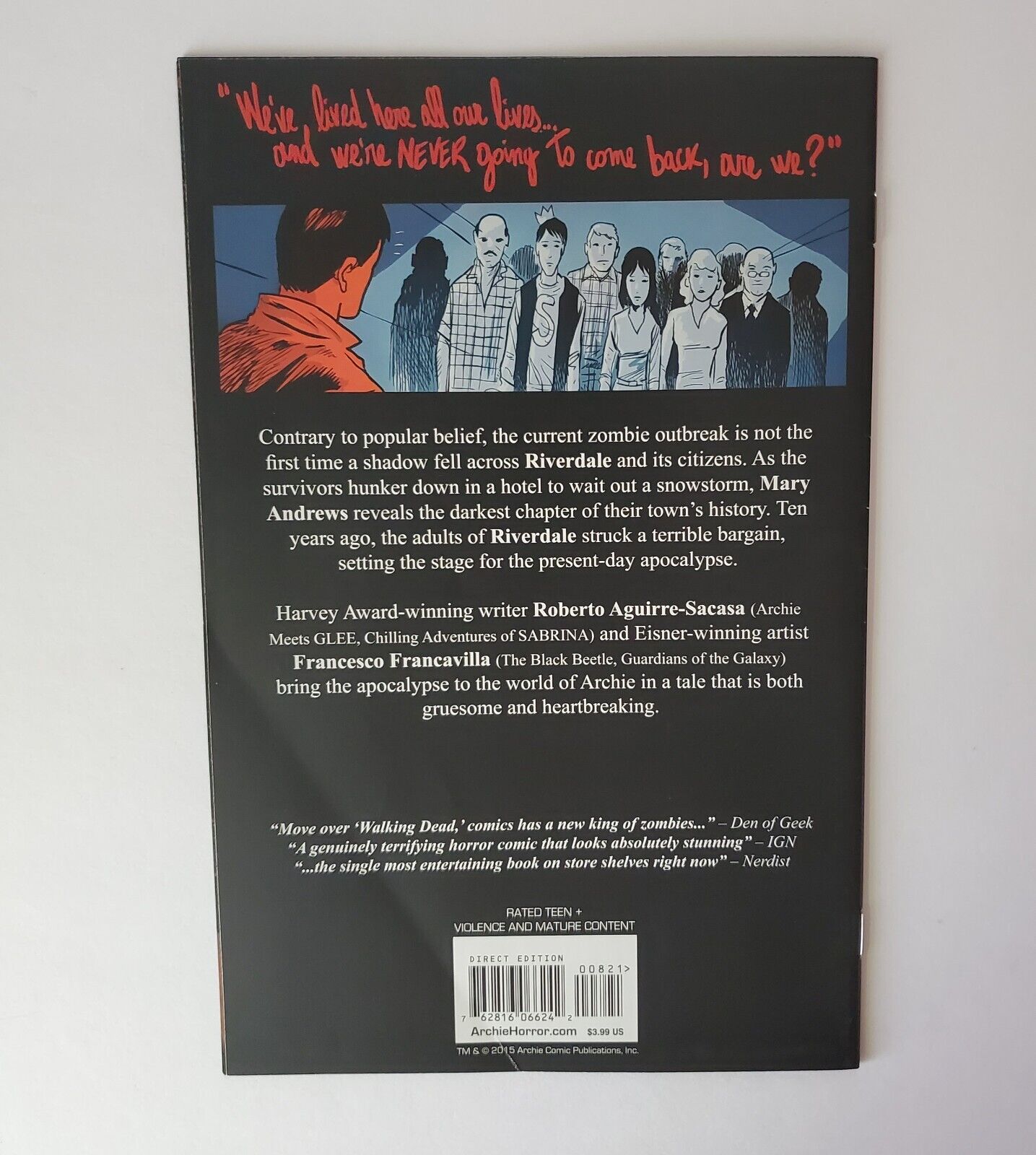 AFTERLIFE WITH ARCHIE #8 FRANCAVILLA HERES JUGGY VARIANT Shining