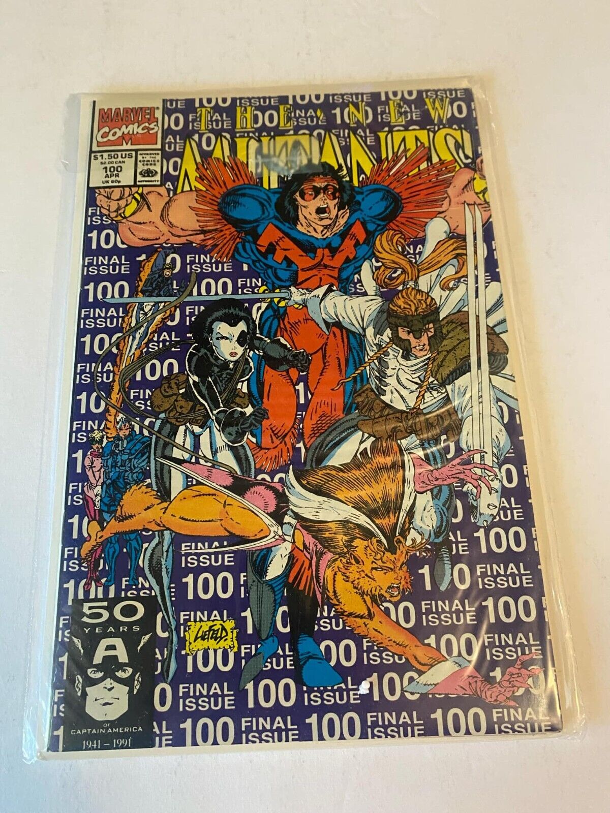 THE NEW MUTANTS #100 MARVEL COMICS 1ST APPEARANCE OF SHATTERSTAR ROB LIEFELD