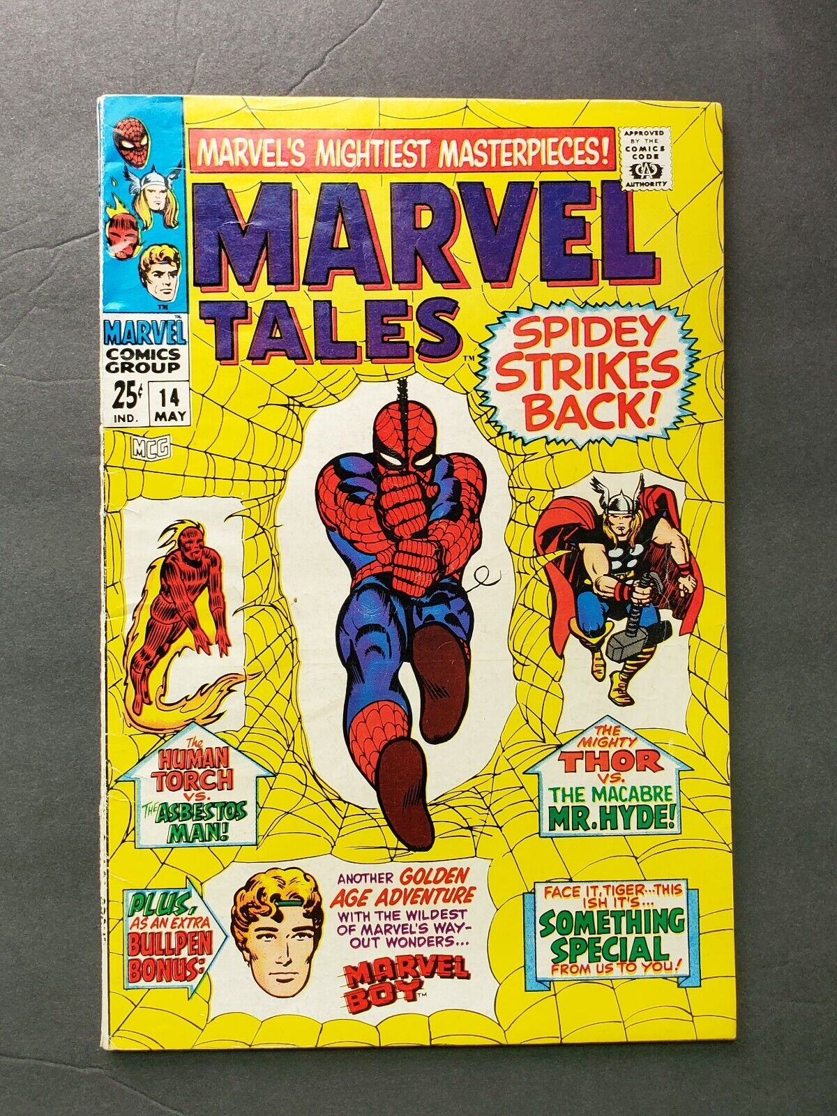 Marvel Tales 14 Giant (Reprint's Amazing Spider-Man 19) Thor & Torch! 1968