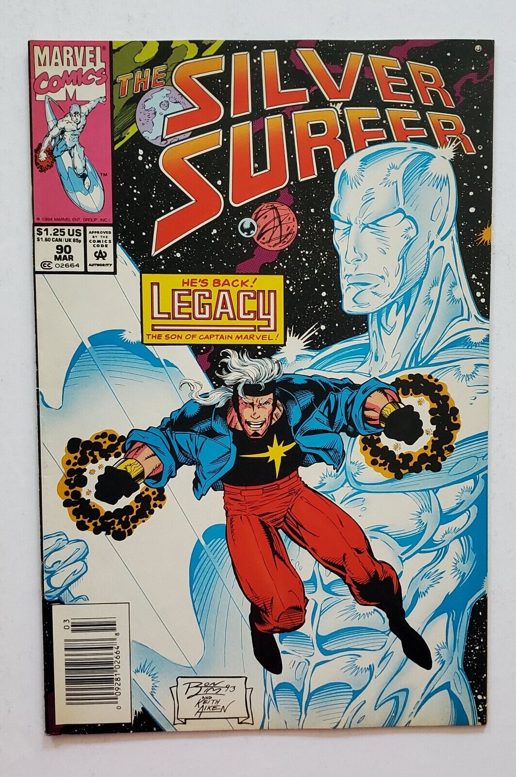 1994 Marvel, " Silver Surfer " # 90