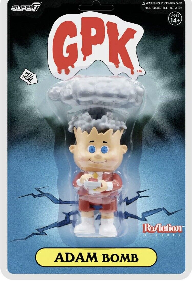 Super7 ReAction GPK ADAM BOMB (Red)(SDCC2021 Exclusive) 3.75" Action Figure
