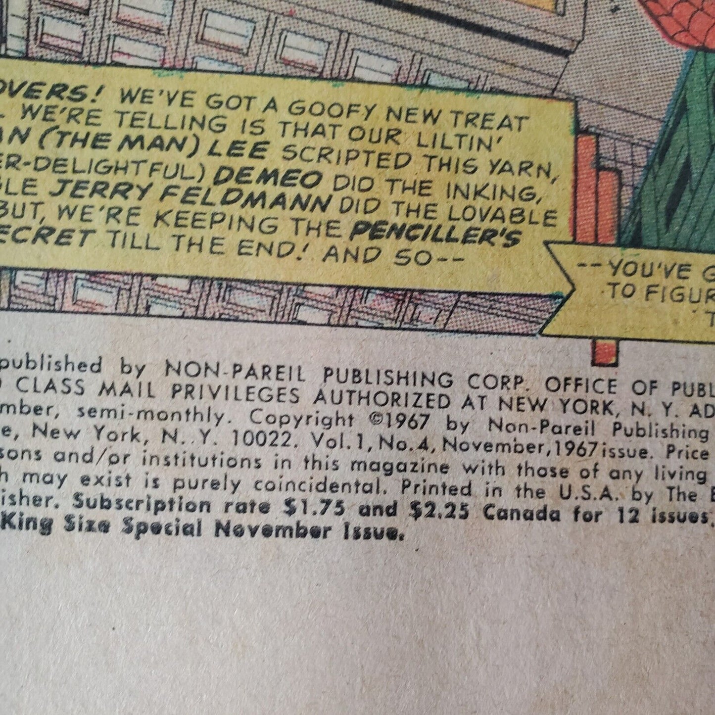 Amazing Spider-Man Annual #4 BEATLES AD. Mysterio, & Wizard 1967 HOT🔥KEY Book.