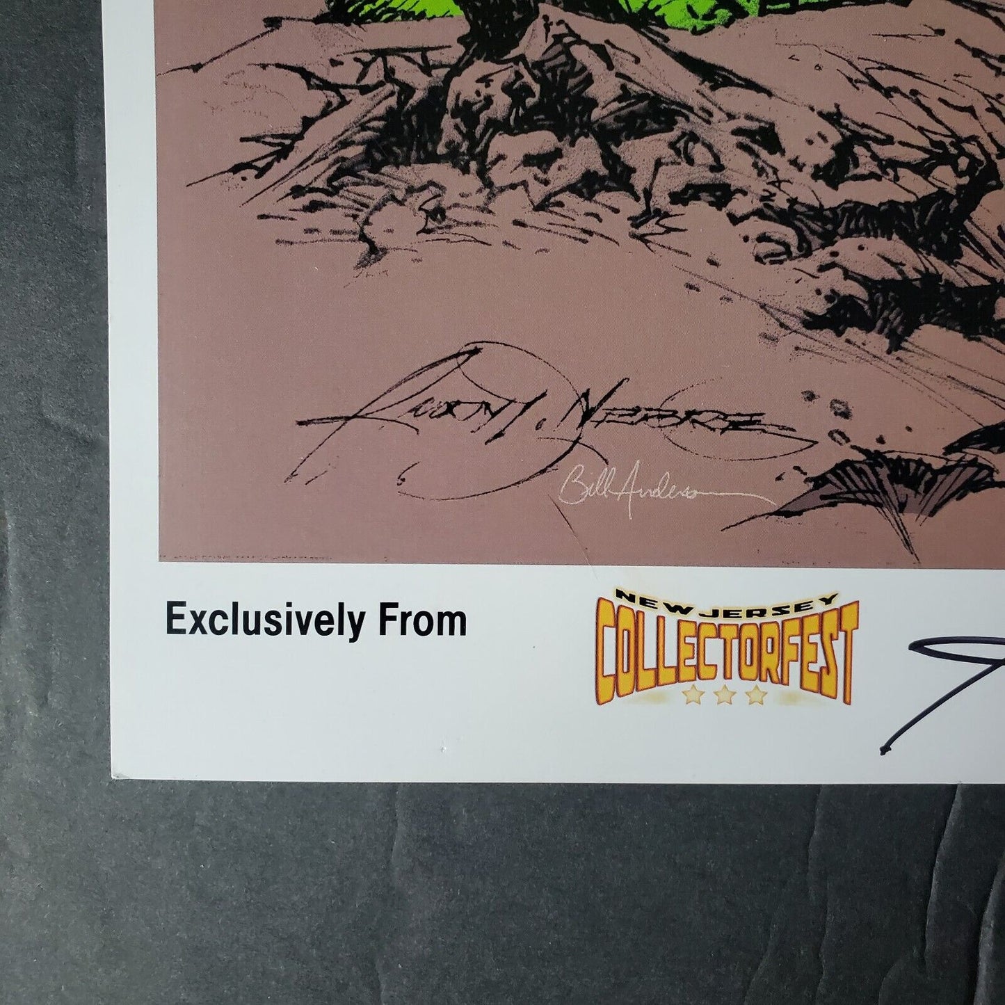 Rudy Nebres, Marvel Comic Hulk vs Superman Signed Art Print #145 Of 225. NJ