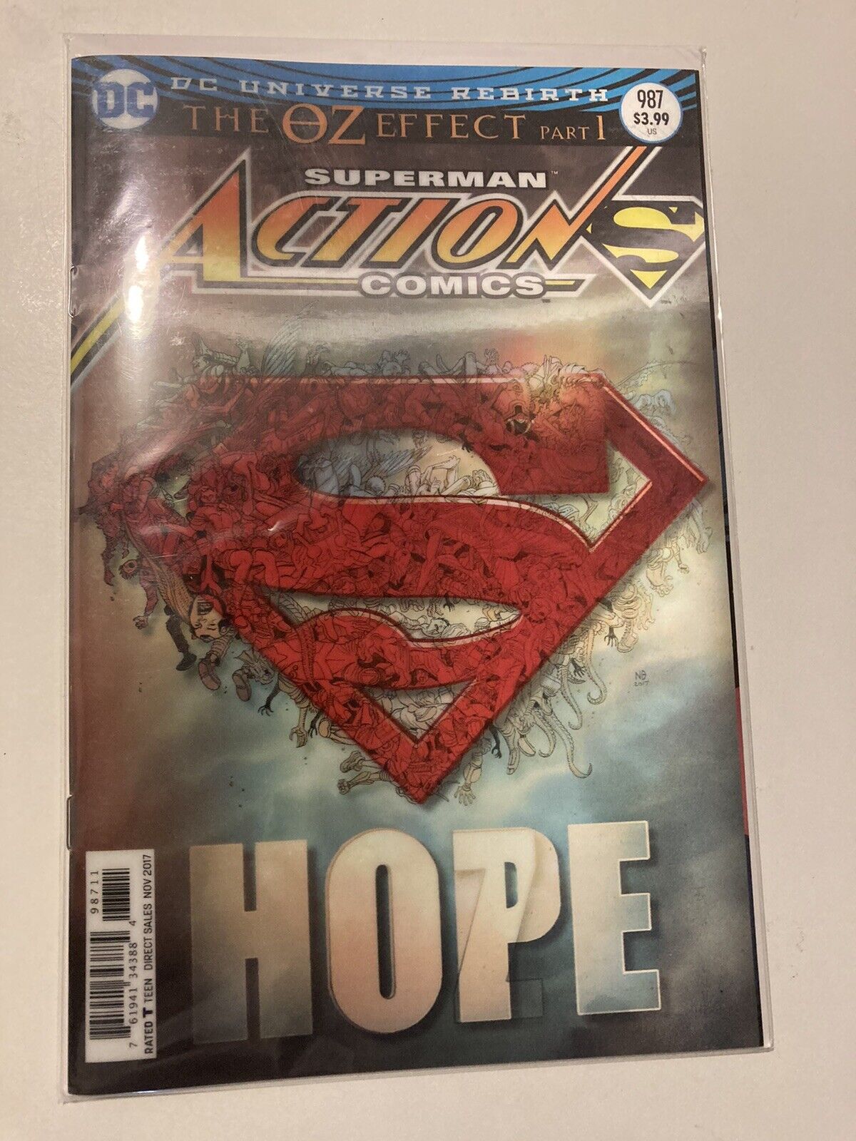 Action Comics #987 Lenticular Edition Comic Book 2017 Oz Effect - DC 3D