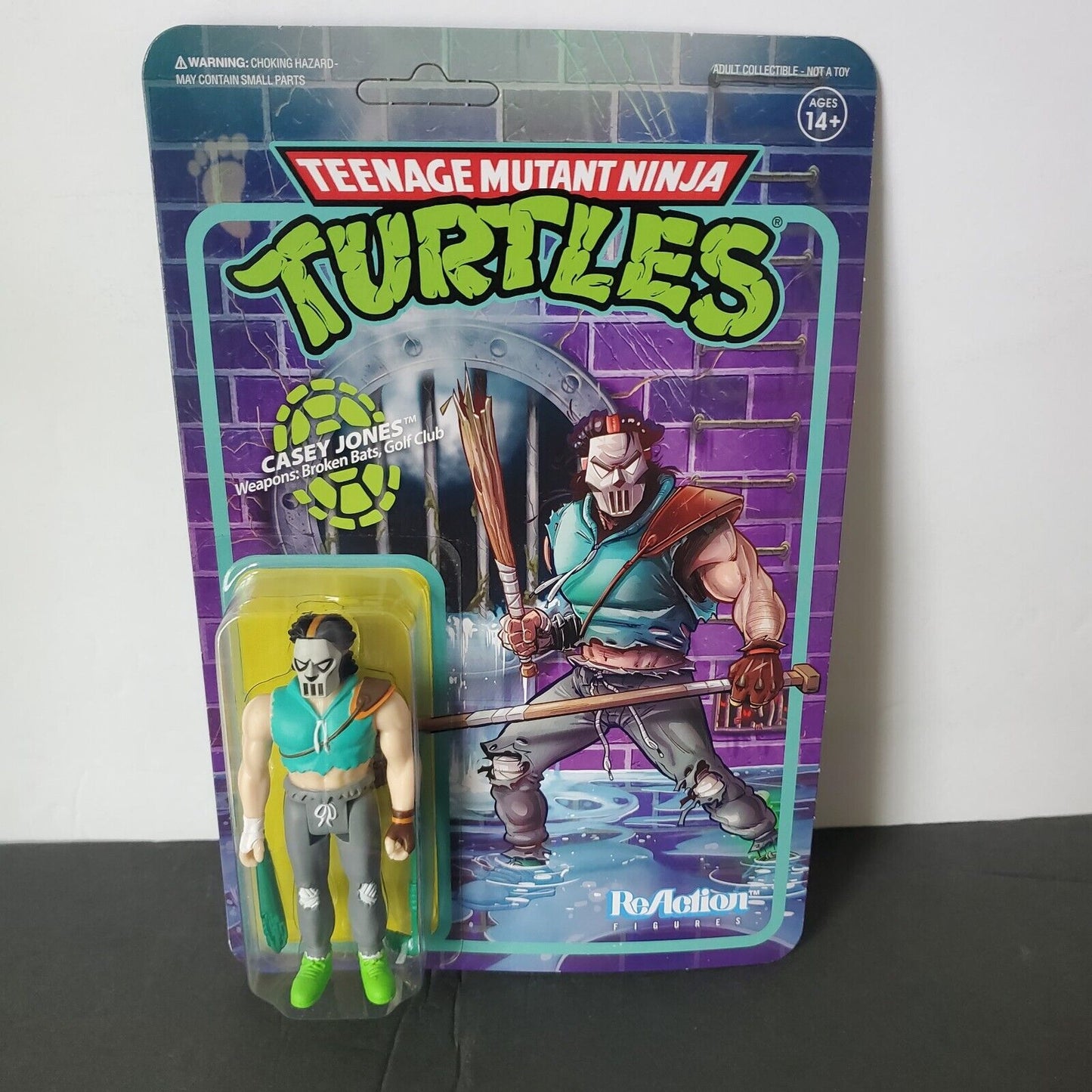 Super 7 Teenage Mutant Ninja Turtles: Casey Jones Reaction Figure