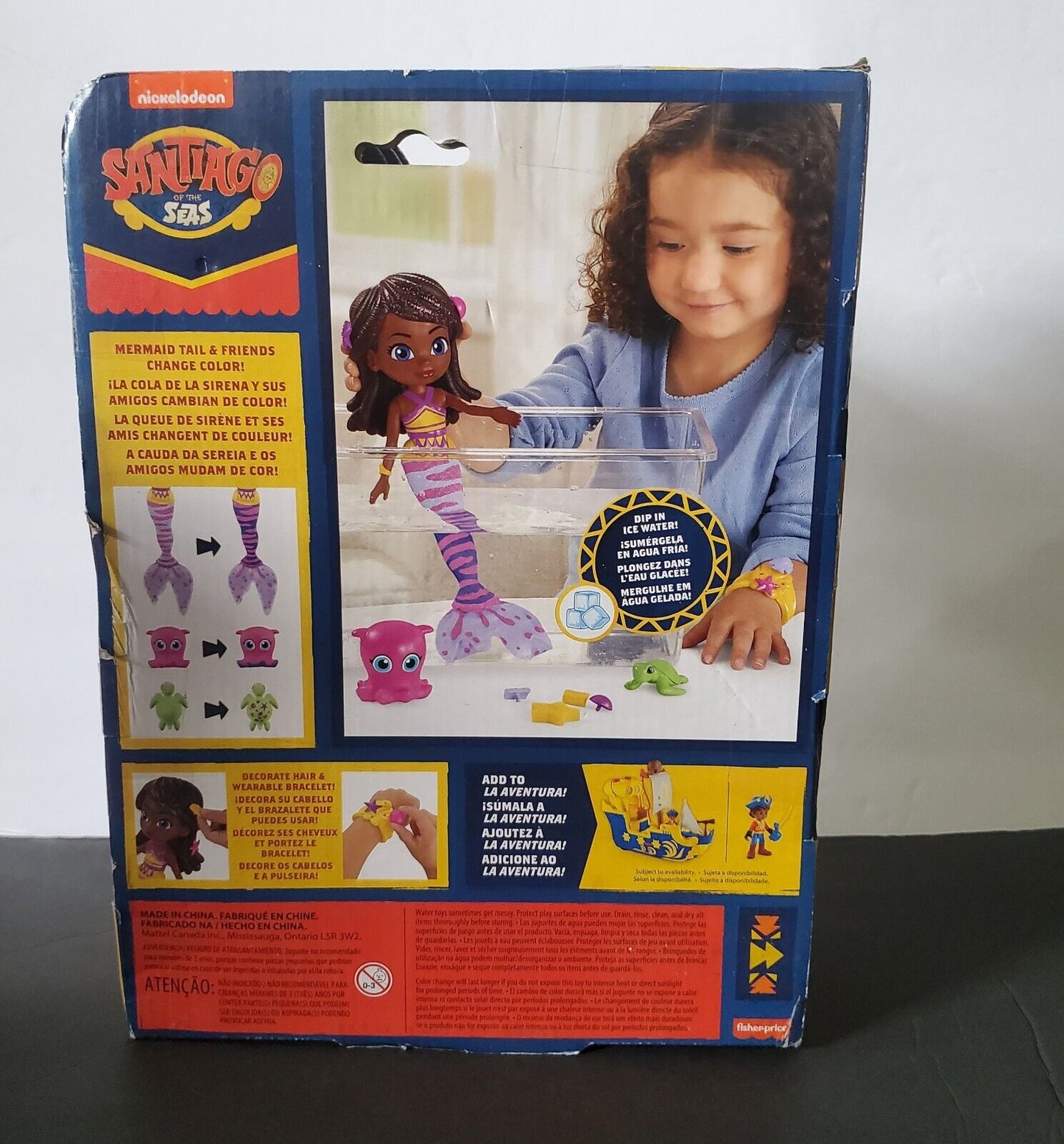 Fisher-Price Santiago of The Seas Surprise Lorelai Mermaid Doll Playset New