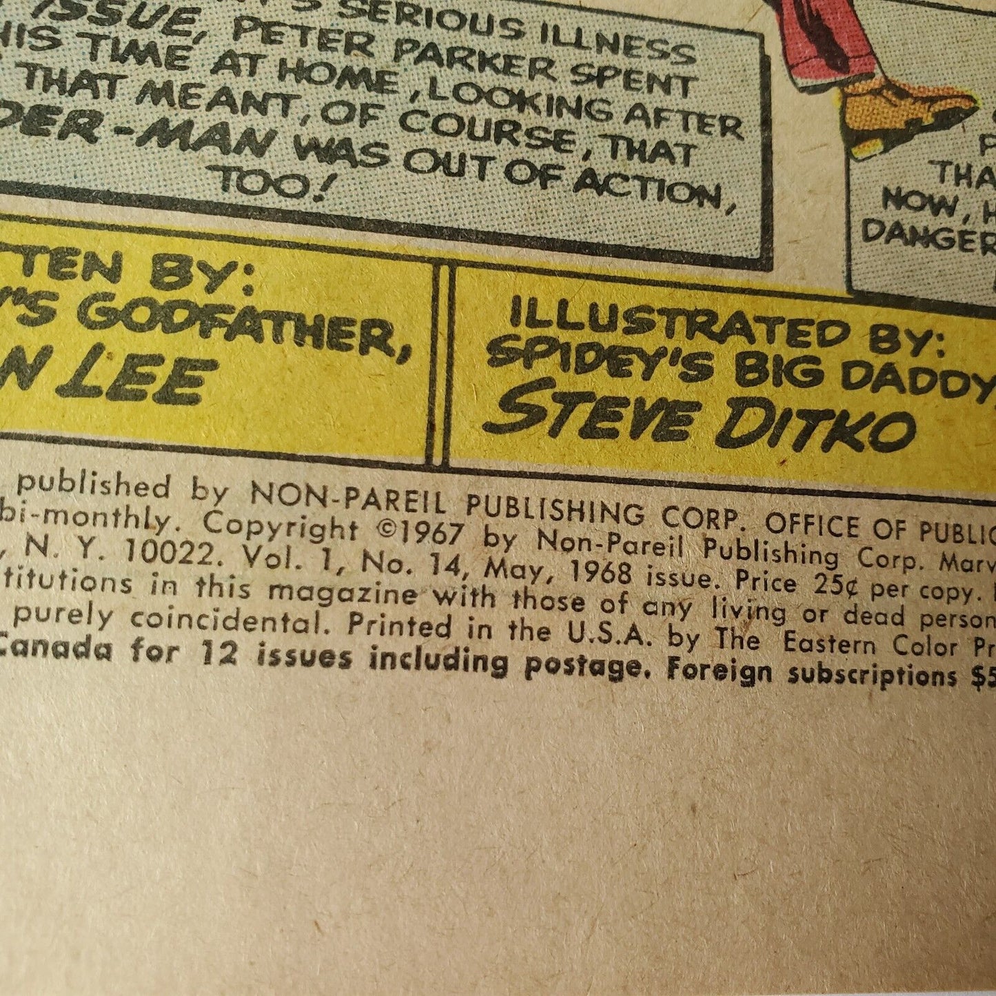 Marvel Tales 14 Giant (Reprint's Amazing Spider-Man 19) Thor & Torch! 1968