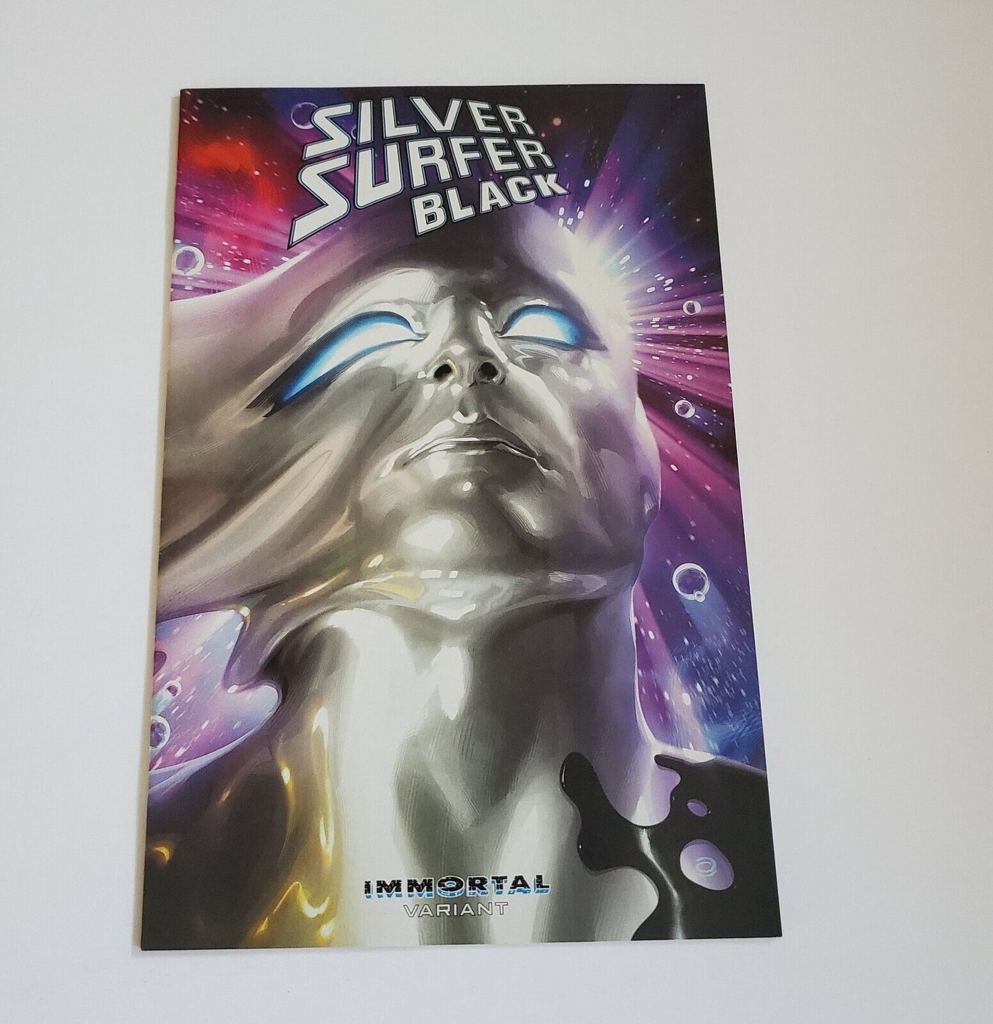 Silver Surfer Black 4 Immortal Variant Wraparound Cover Alex Garner
