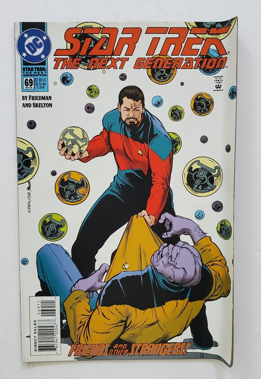 Star Trek The Next Generation Shadowheart #69 February 1995 DC Comic
