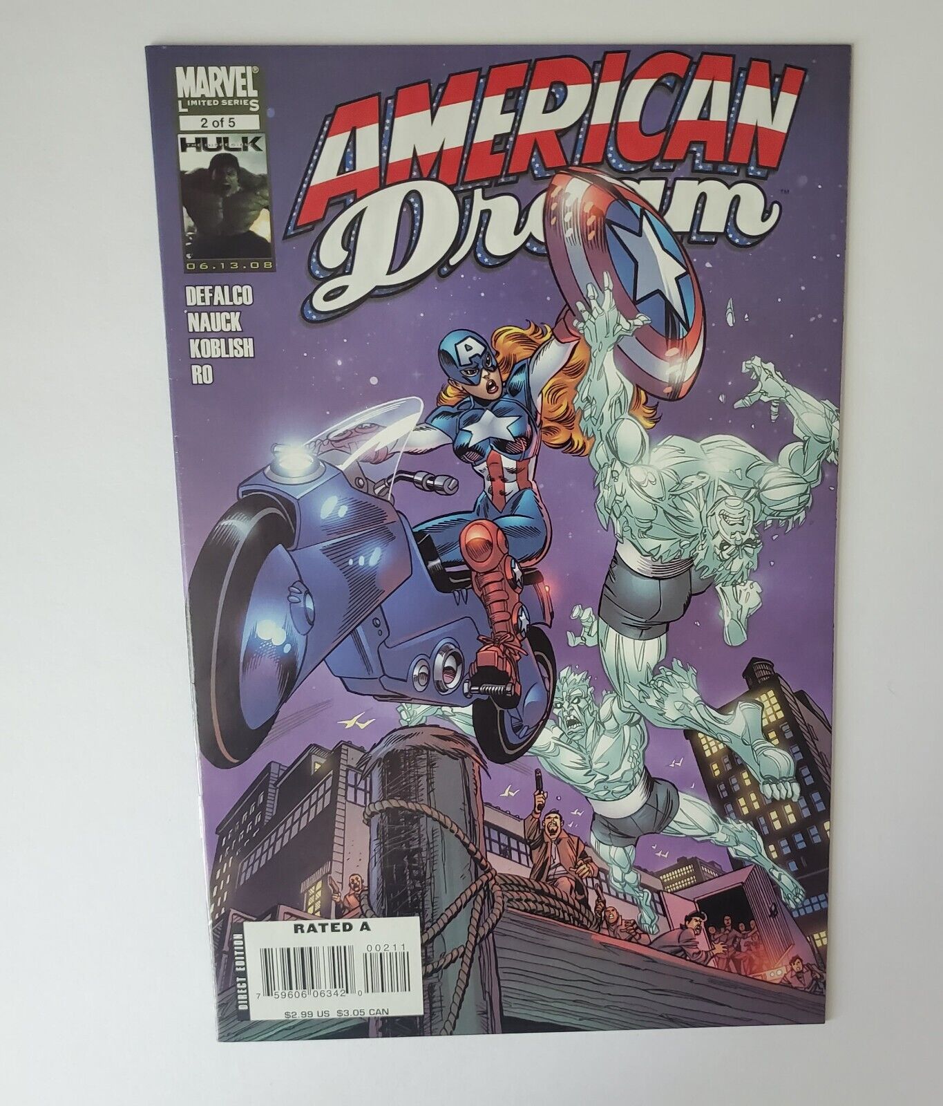 American Dream #2 Comic Book Limited series Marvel Comics
