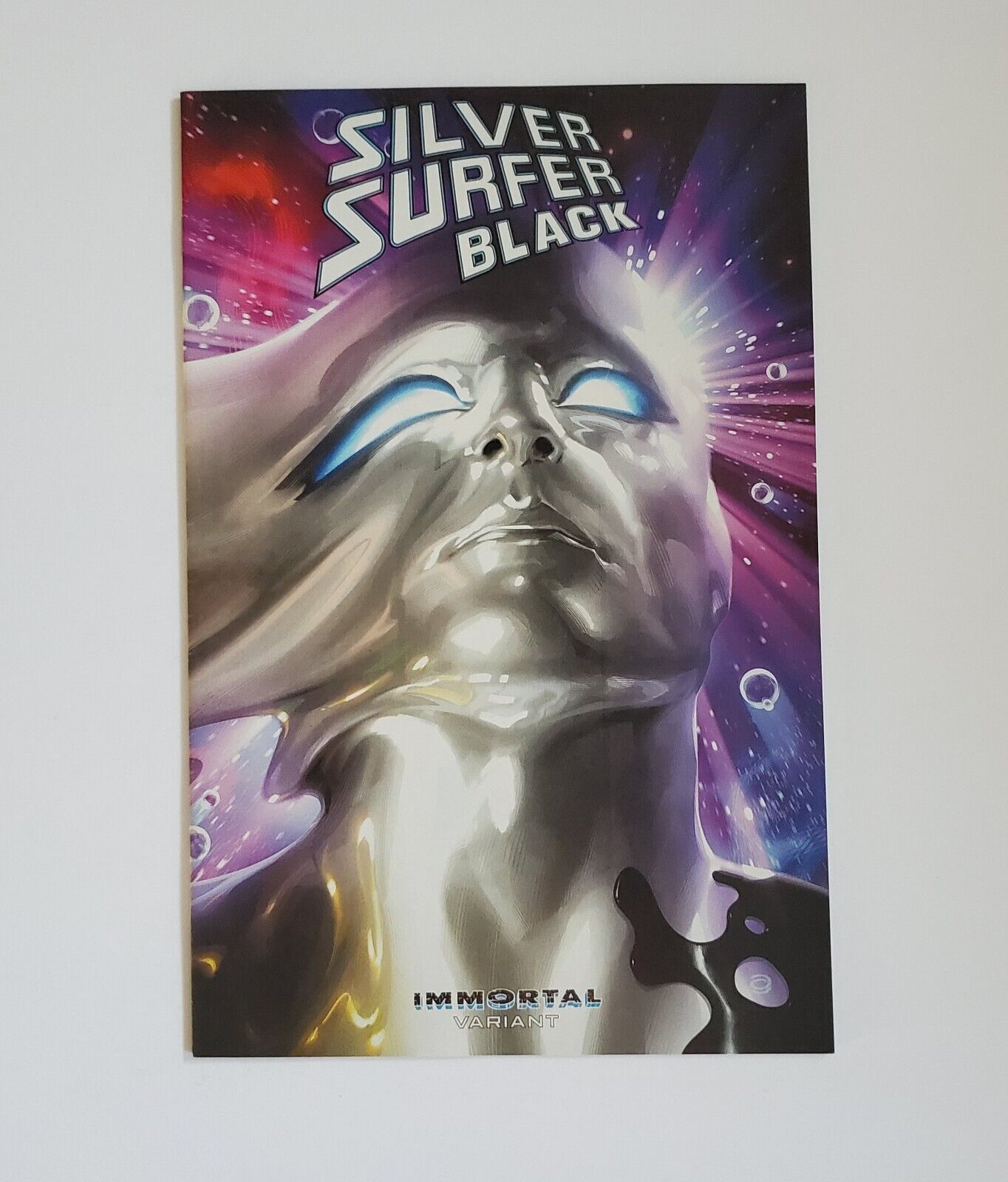 Silver Surfer Black 4 Immortal Variant Wraparound Cover Alex Garner