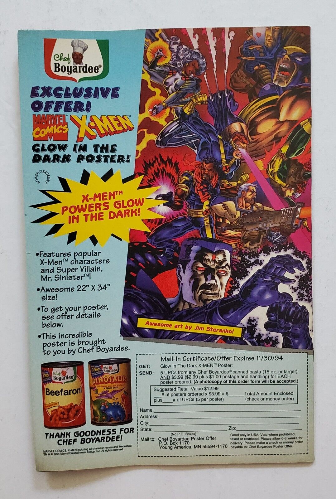 STARBLAST # 4 FINE MARVEL COMICS 1994 QUASAR Skeletron!