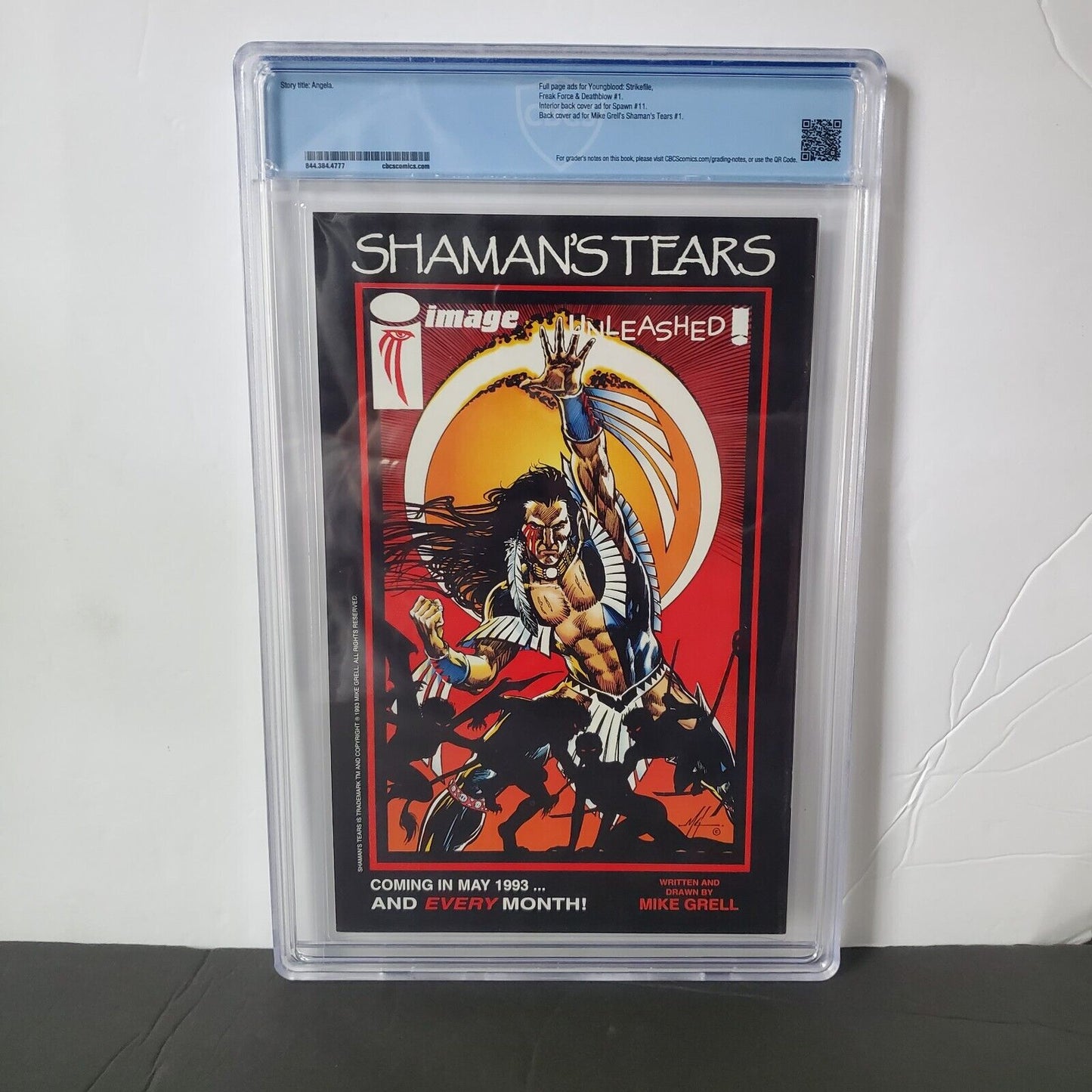 Spawn # 9 CBCS 9.4 1st Angela NM+ in original Wrapping Always.