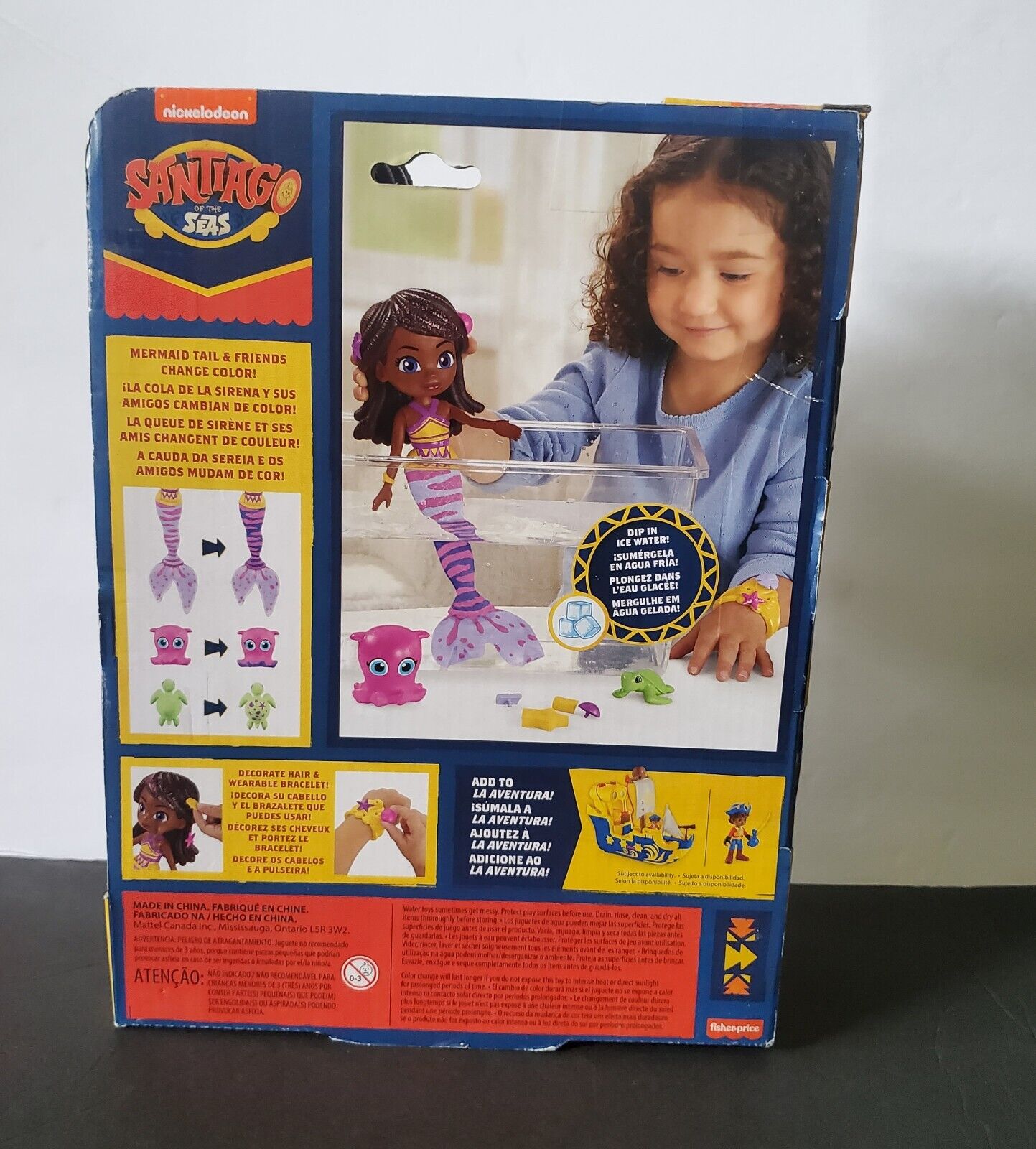Fisher-Price Santiago of The Seas Surprise Lorelai Mermaid Doll Playset New