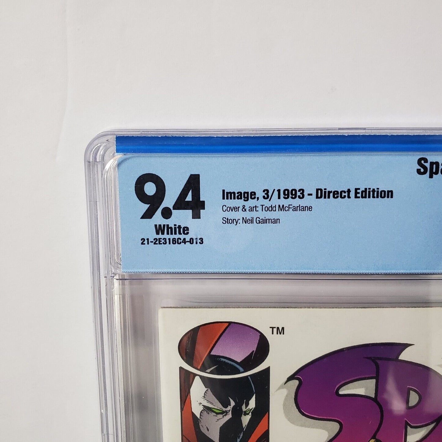 Spawn # 9 CBCS 9.4 1st Angela NM+ in original Wrapping Always.