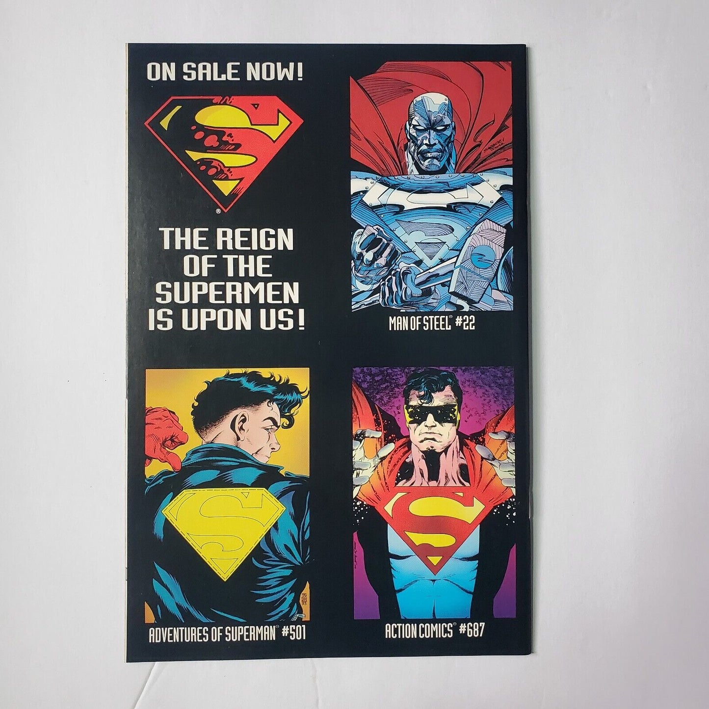 Superman #78 June 1993 Bonus Poster Inside.