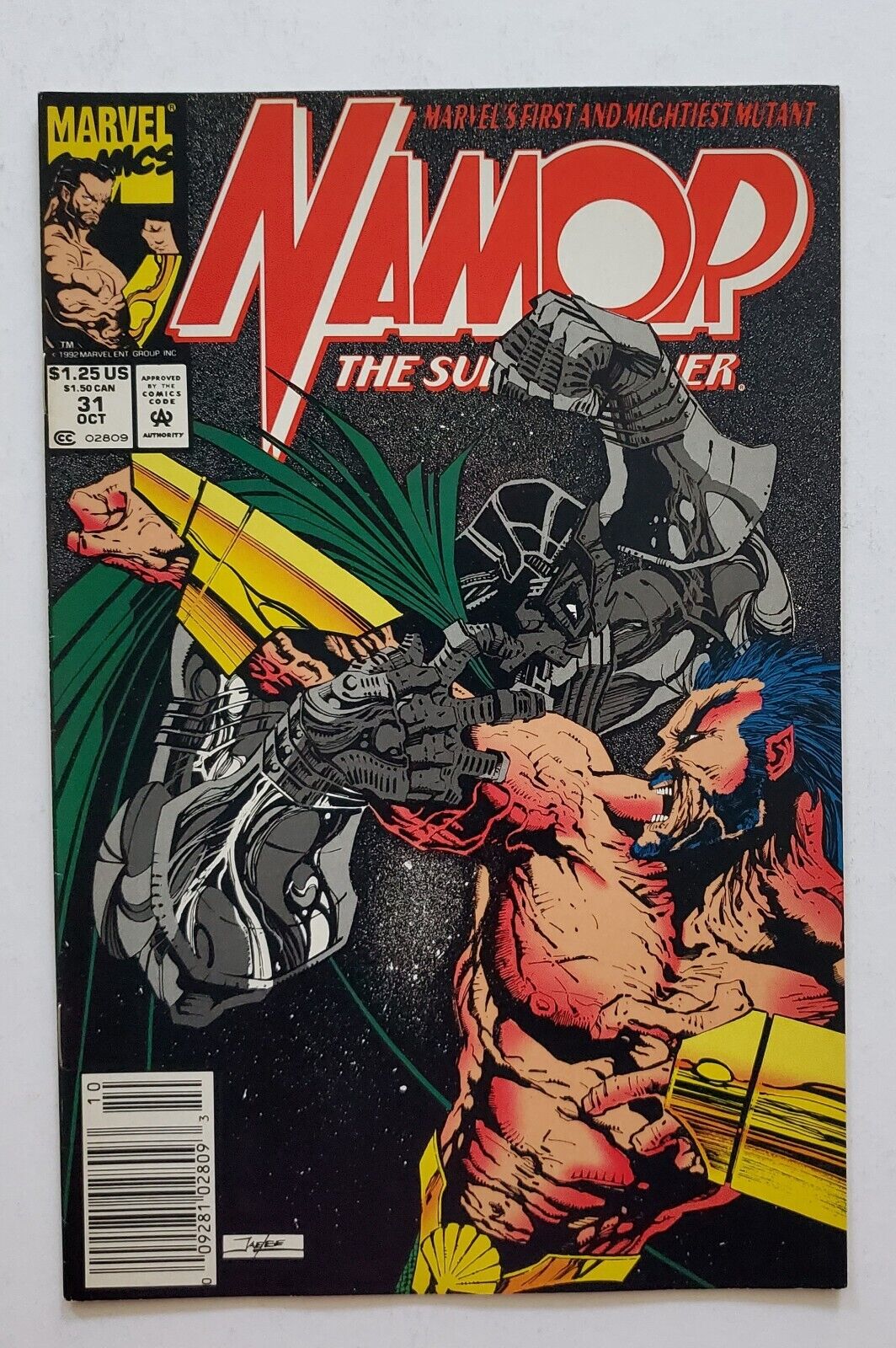NAMOR SUB-MARINER #31 JAE LEE COVER JOHN BYRNE 1992 MARVEL Doctor Doom Namorita