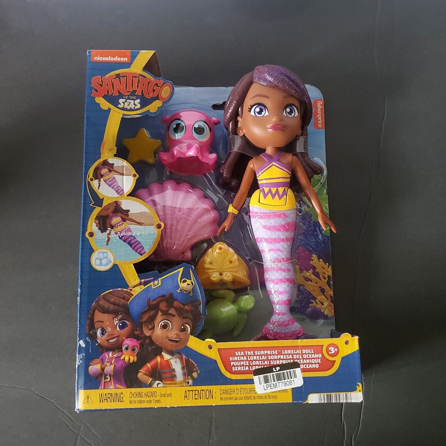 Fisher-Price Santiago of The Seas Surprise Lorelai Mermaid Doll Playset New