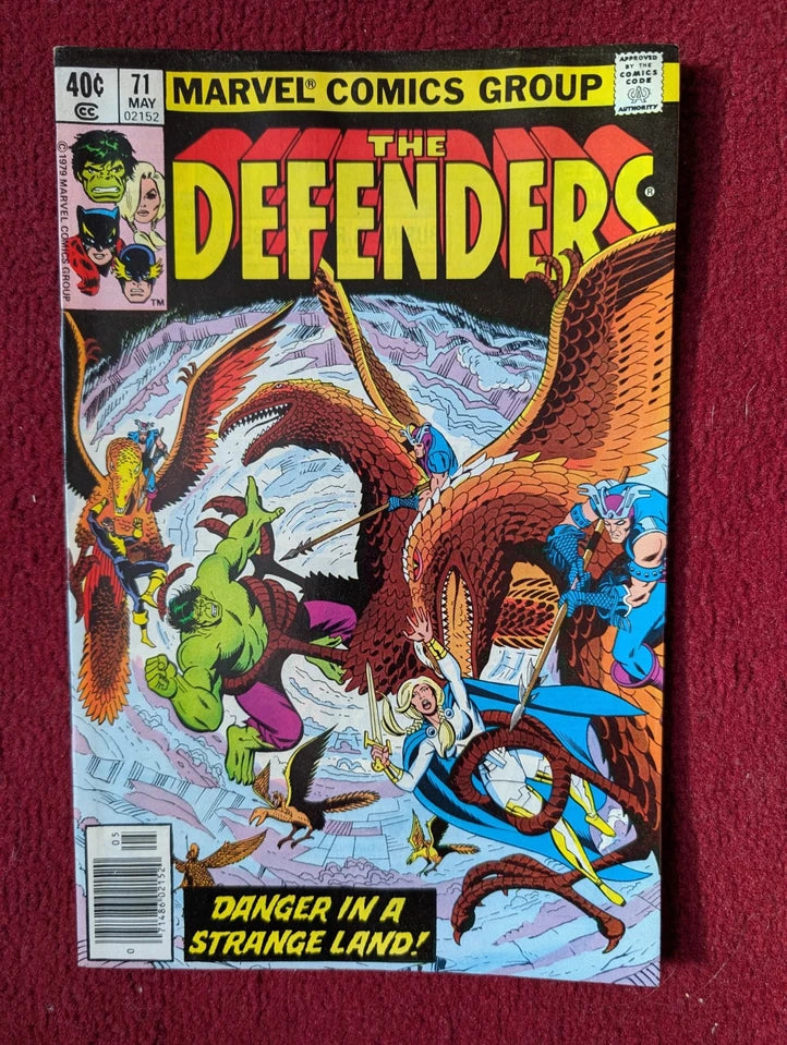 Defenders #71 (1979) Dr. Strange, Clea and the Hulk Newsstand Marvel Comics