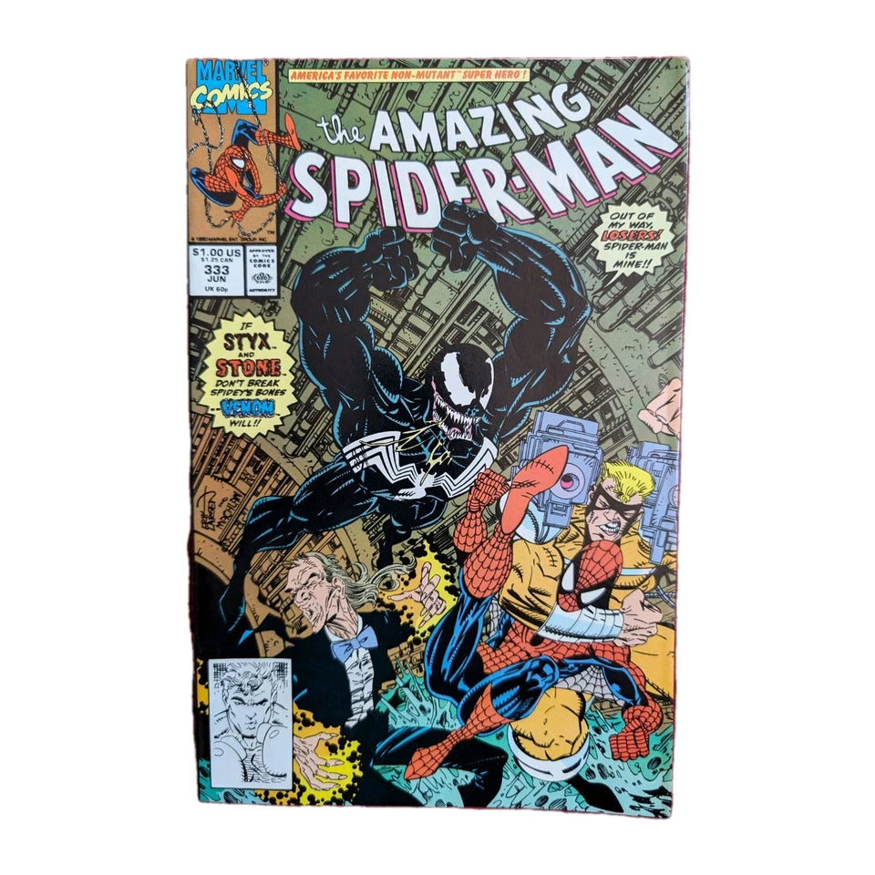 The Amazing Spider-Man #333 1990 Marvel Comics 1st Print Copper Age