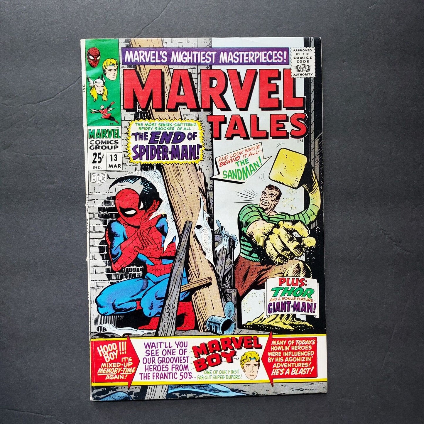 Marvel Tales # 13 Sandman 1967 Thor Giant Man Marvel Boy