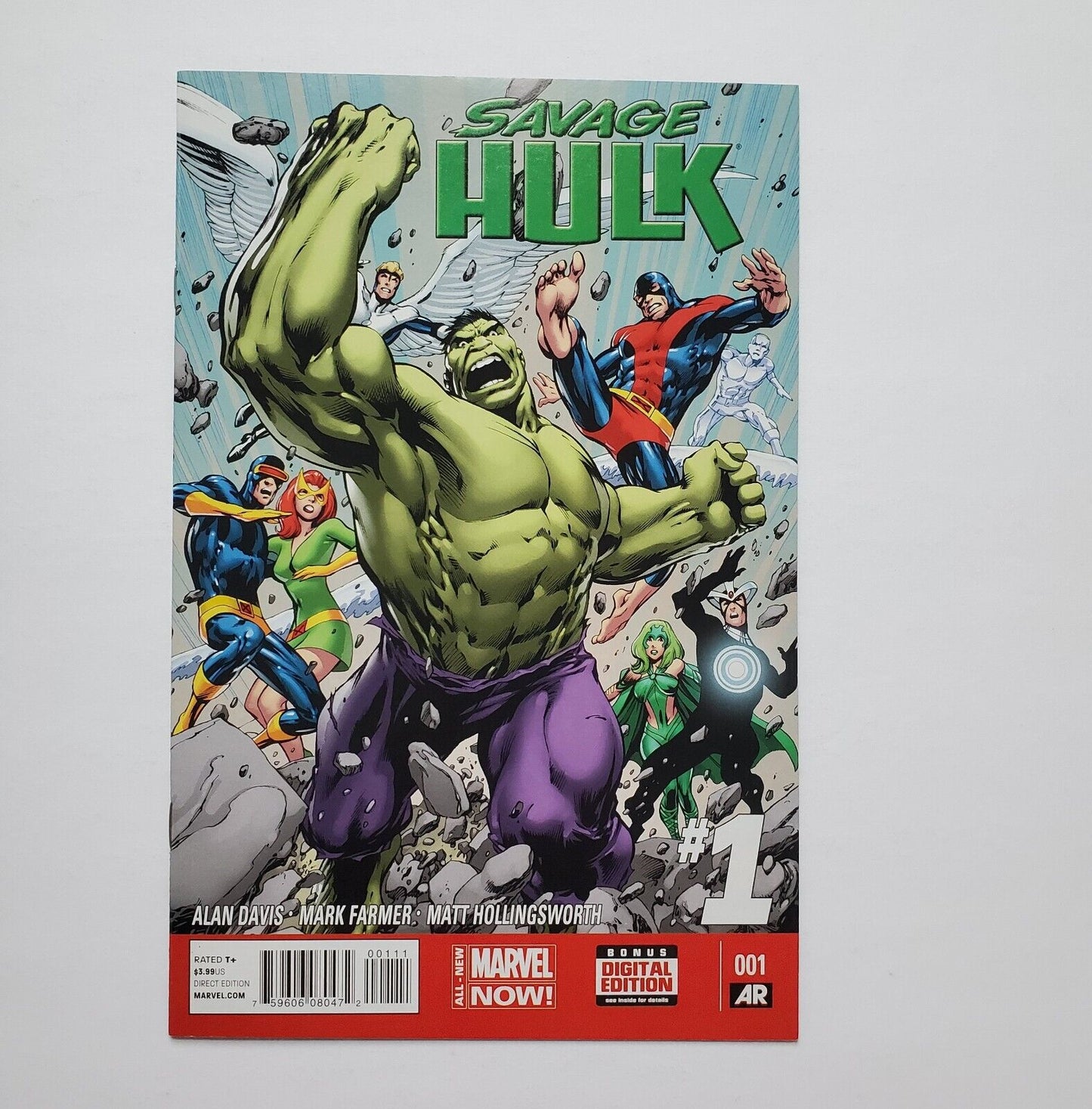 Savage Hulk 1 🔥2014 X-Men App🔥Iceman Archangel🔥Marvel Comics🔥