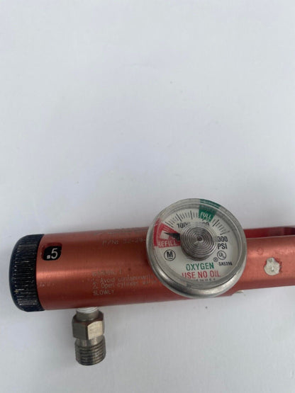 Allied Healthcare 32-29-6103 3000psi Oxygen O2 Regulator Copper Color.