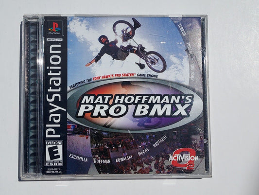 Mat Hoffman's Pro BMX Sony Playstation, case and instructions only!