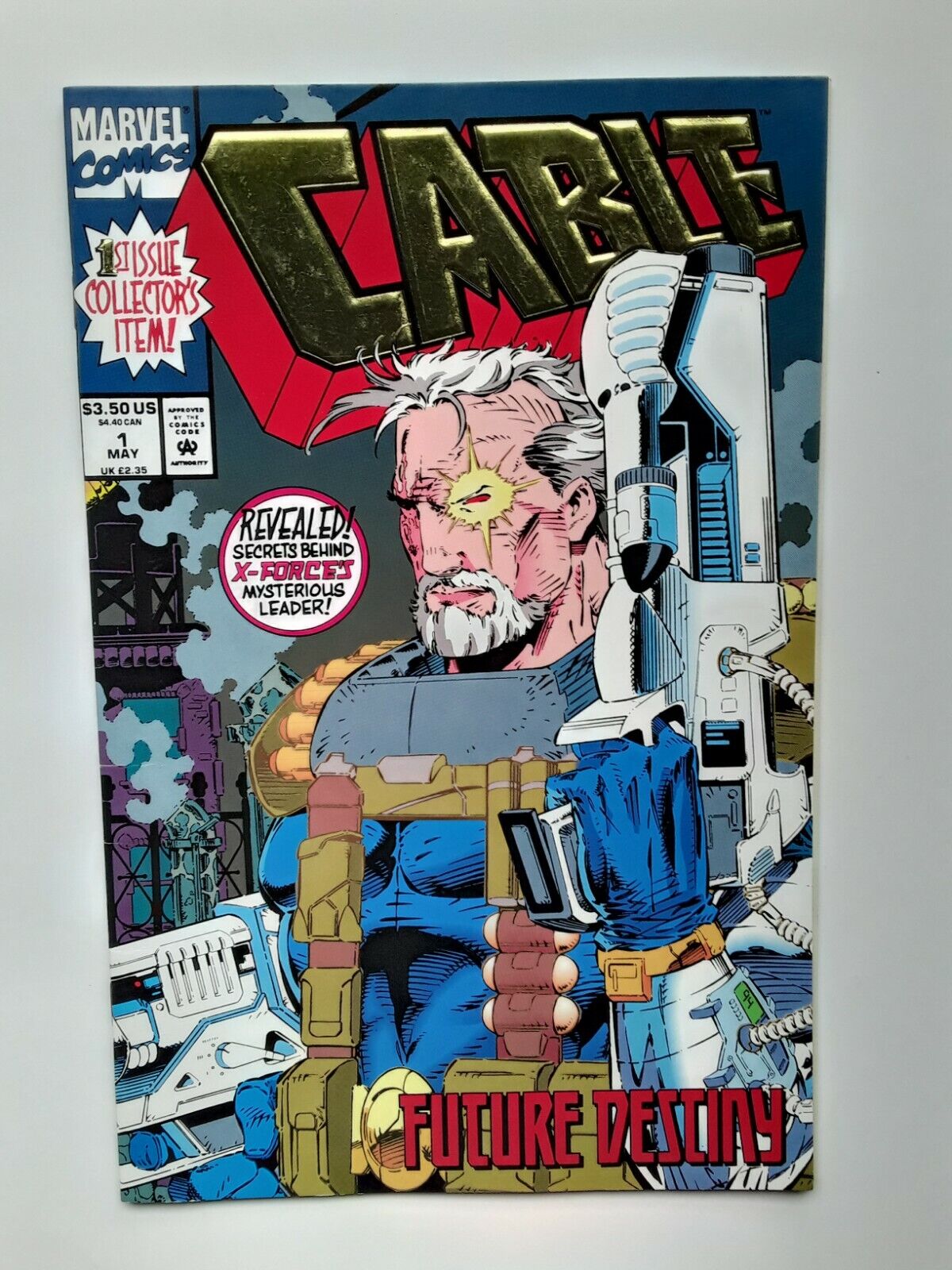 Cable #1 (1993, Marvel) Embossed shiny cover!