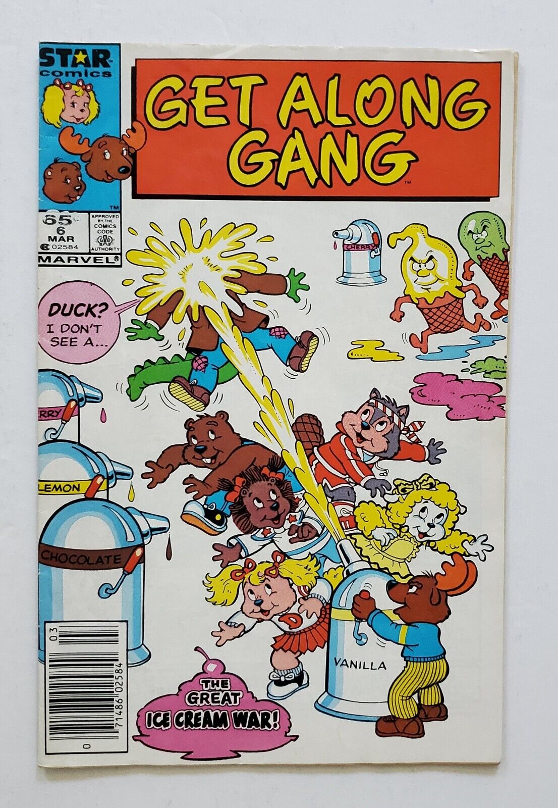 Get Along Gang #6 Newsstand Edition Star Comics 1985 Marvel