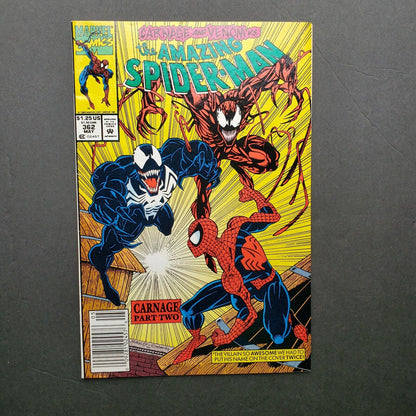 The Amazing Spider-Man #362 Marvel 1992 Carnage and Venom vs