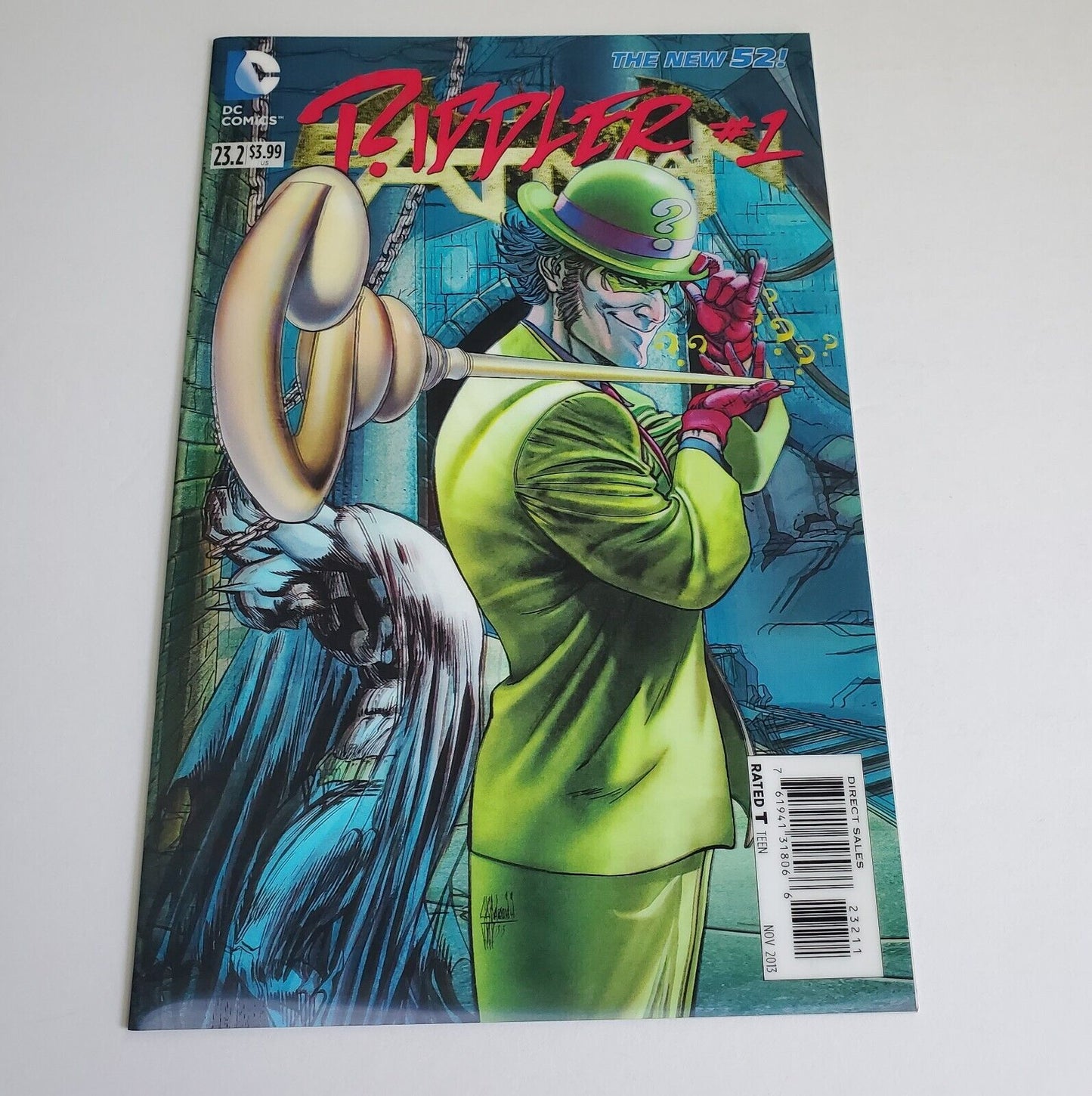 BATMAN #23.2 VILLIANS MONTH "RIDDLER 1" 3D LENTICULAR COVER DC COMICS THE NEW 52