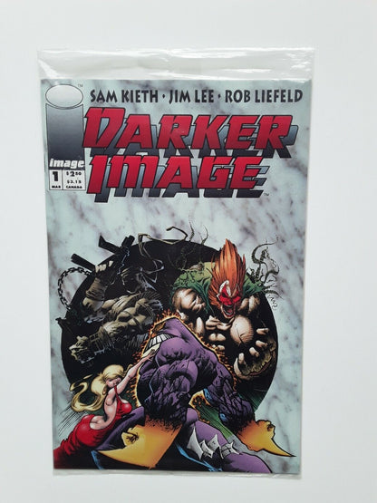 Darker Image #1 (Mar 1993, Image) Polybagged With The Maxx Trading Card!!