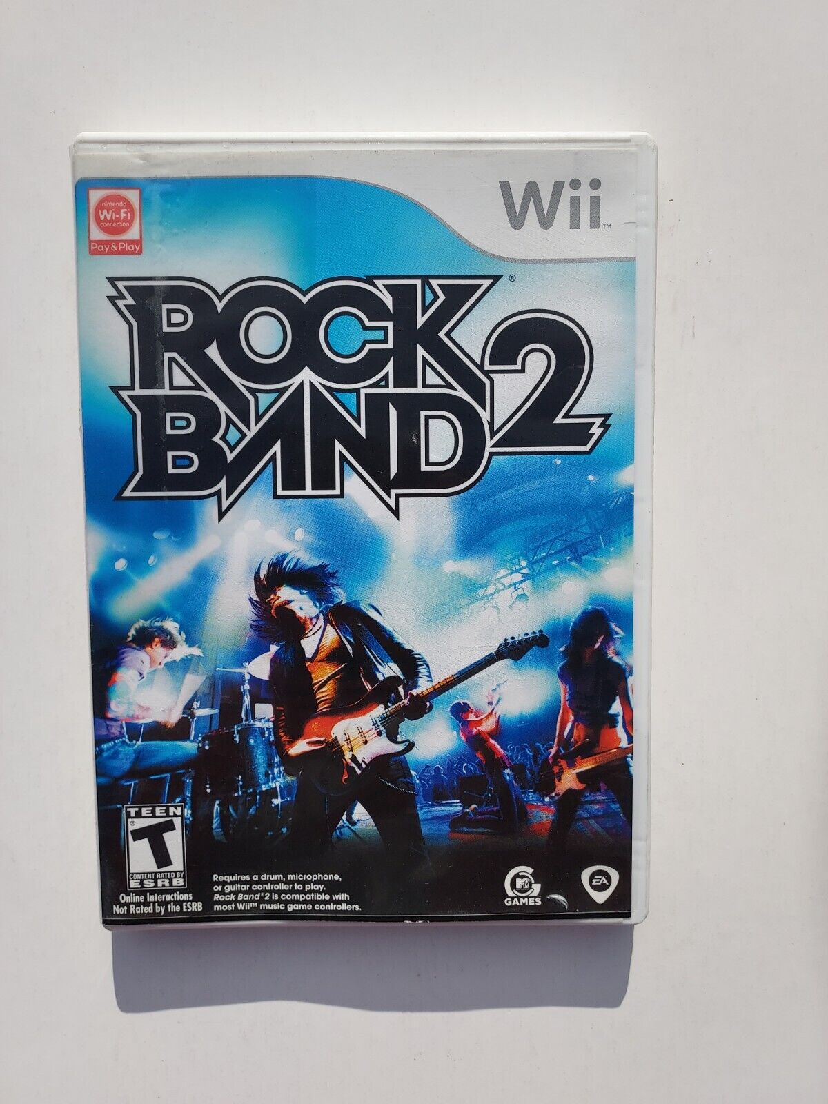 Rock Band 2 (Nintendo Wii, 2008) Case only!