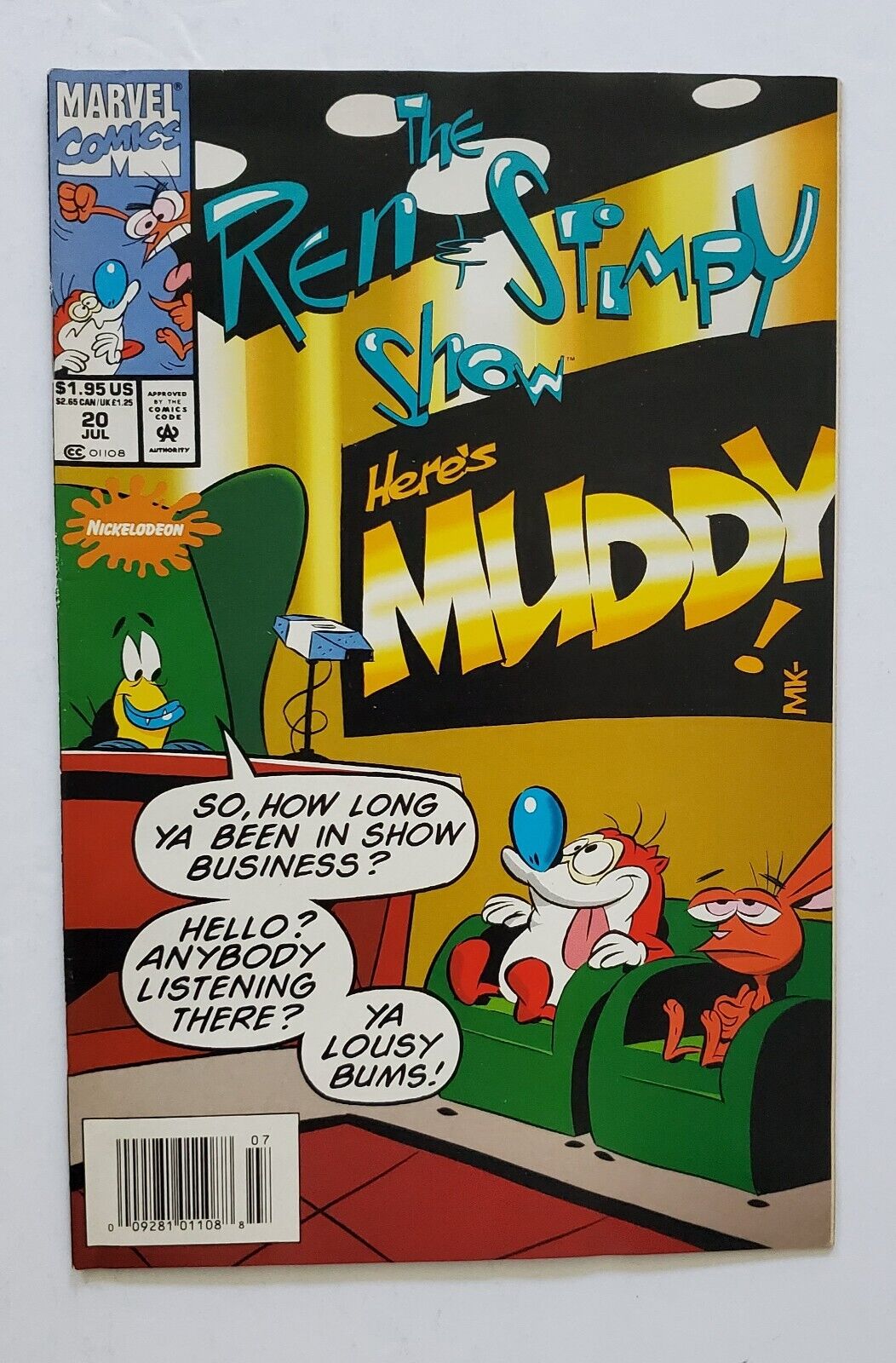 Ren & Stimpy Show 20 Marvel comic 1994