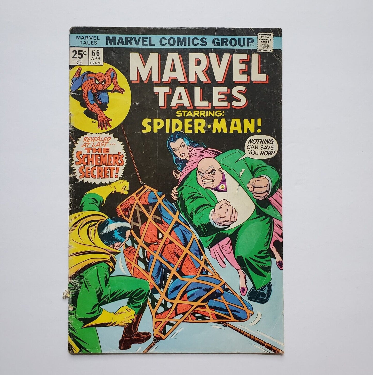 Amazing Spider-Man #85 reprint in Marvel Tales #66 from April 1976 KINGPIN