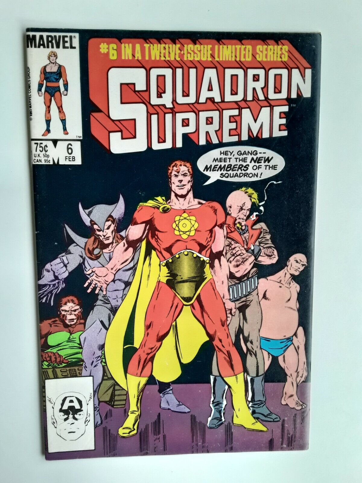 4 Books, New Mutants 41# , Fallen Angels #1, Motormouth #1, Squadron Supreme #6!