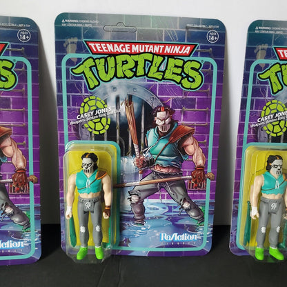 Super 7 Teenage Mutant Ninja Turtles: Casey Jones Reaction Figure