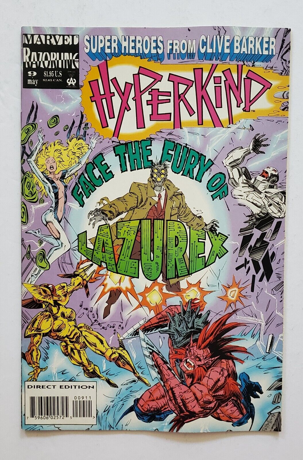 Hyperkind #9 Marvel Comics 1993  Clive Barker