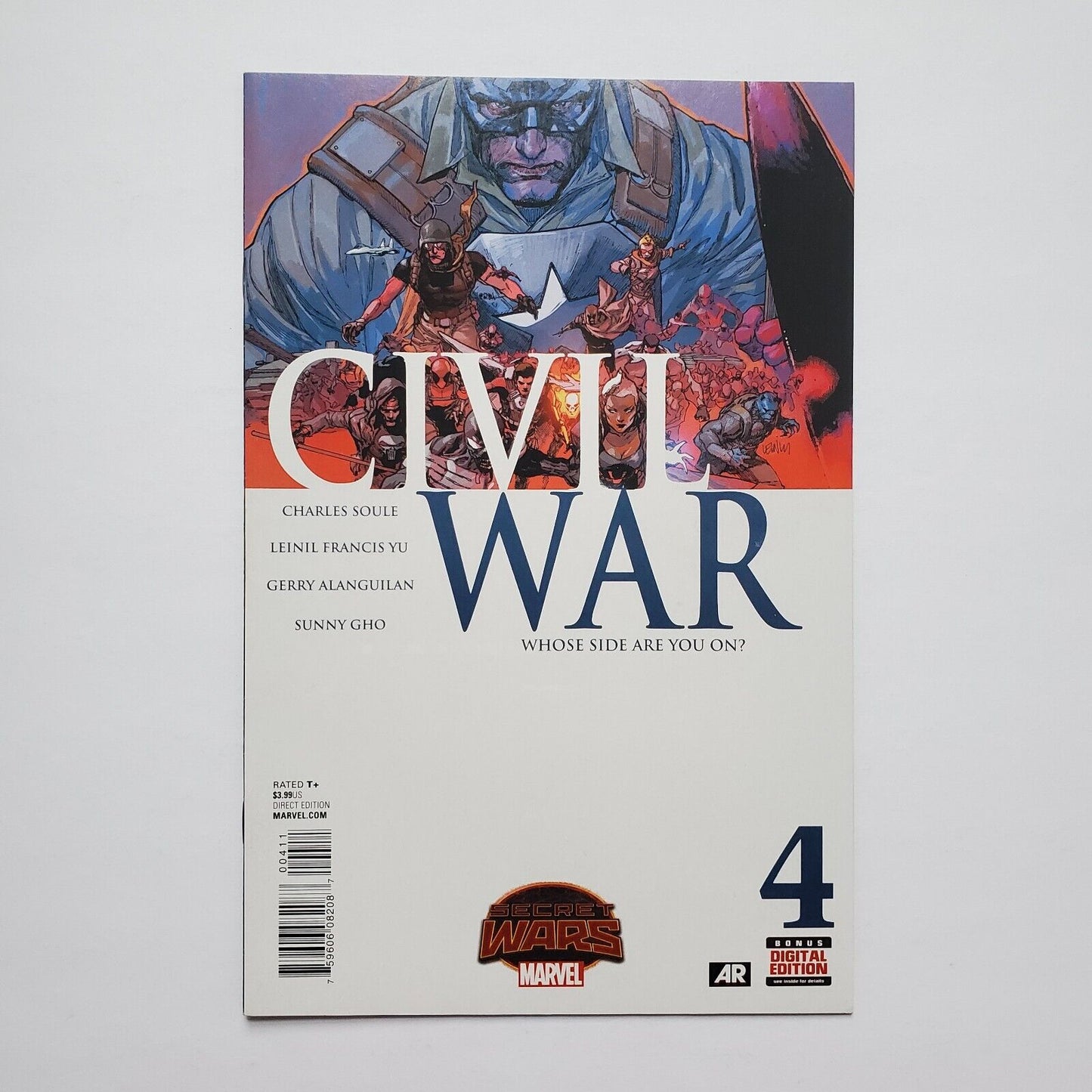 CIVIL WAR #2, 3, 4, 5 MARVEL COMIC BOOKS Secret Wars.