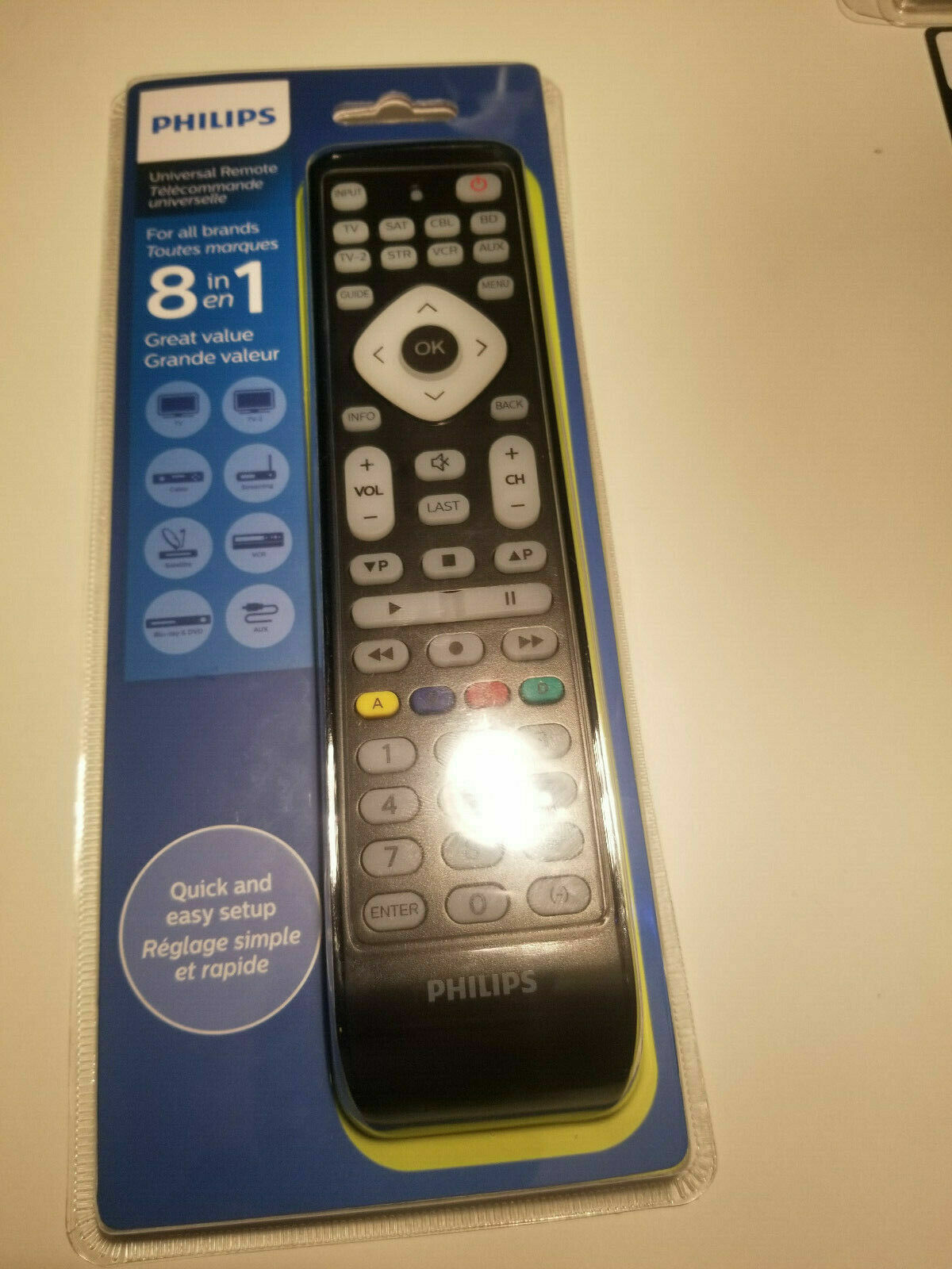 New universal PHILLIPS TV Remote for Samsung/Panasonic/TCL/PHILIPS/TOSHIBA/VC US