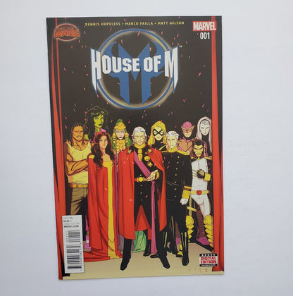 HOUSE OF M #1, OCTOBER 2015 SECRET WARS WOLVERINE MARVEL COMIC BOOK