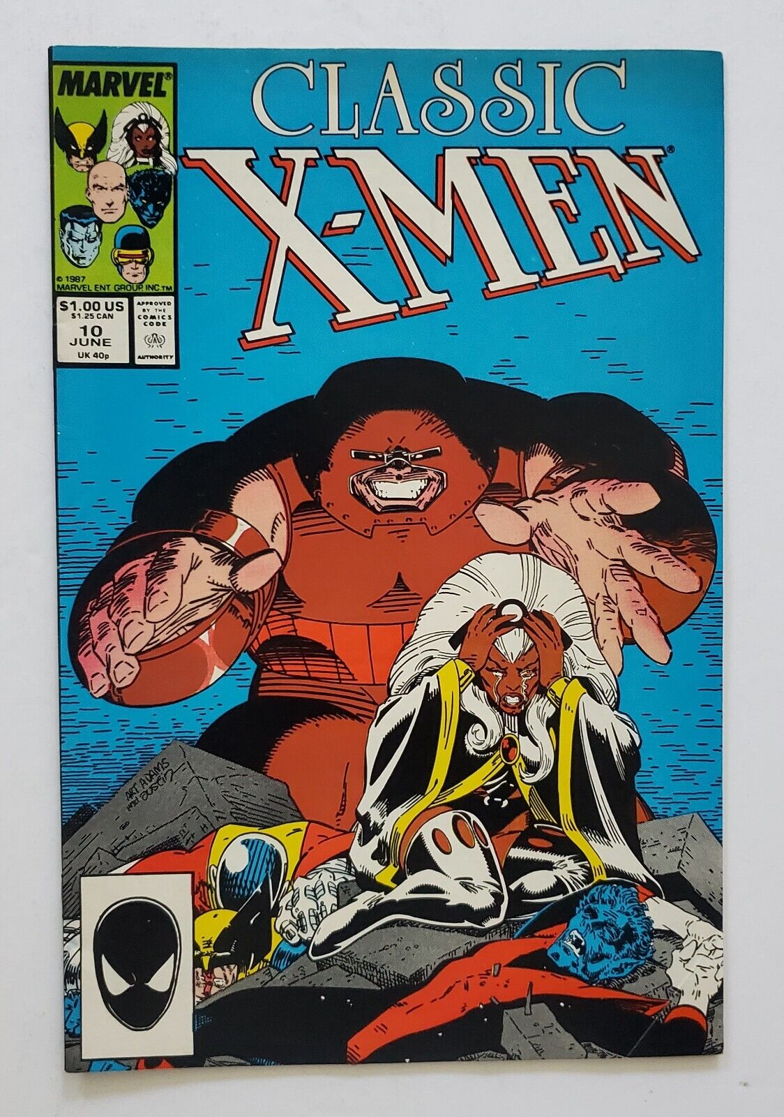 Classic X-Men #10 1987 Marvel Comics