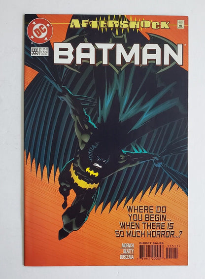 Batman #555 Newsstand DC Comics 1998 Aftershock