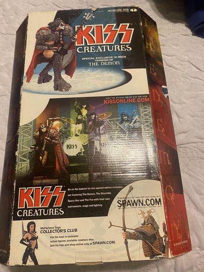 KISS Creatures THE DEMON - GENE SIMMONS McFarlane 12" DAMAGED BOX