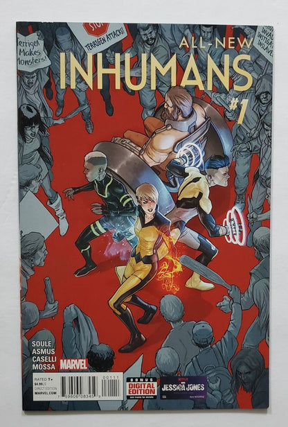 All-New Inhumans #1 • KEY 1st Appearance Of Panacea! 1st Appearance Swain!